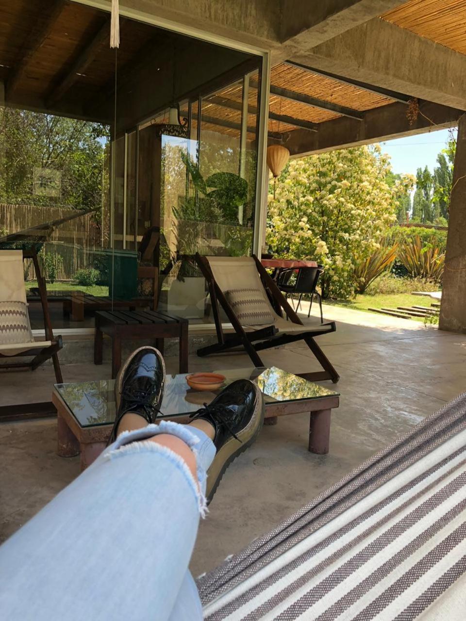 Casa Los Cerezos En Chacras De Coria Bagian luar foto